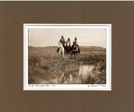 In the Land of the Sioux Matted Print